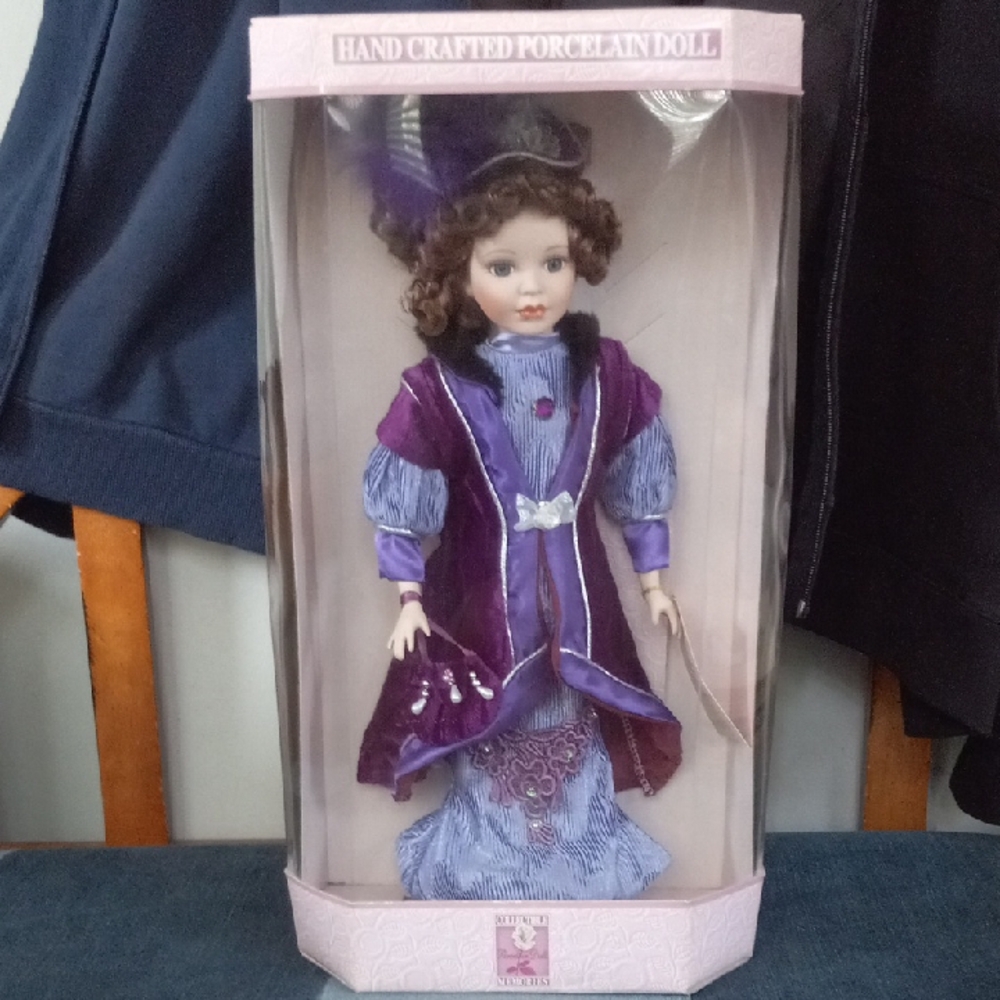 NWT Collectible Memories Lila Porcelain Dolls